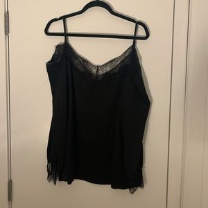 Black Off Shoulder Lace Blouse